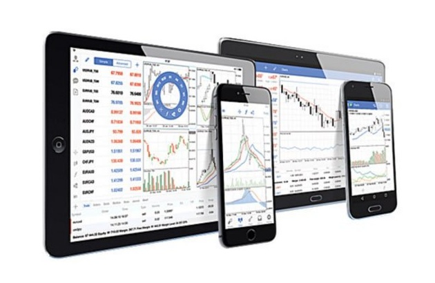 MetaTrader 4 移动交易设备展示